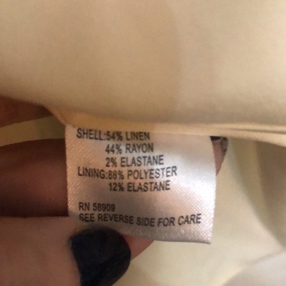 NWT Gianni Bini Tory Linen Dress Size 10 - Picture 4 of 5